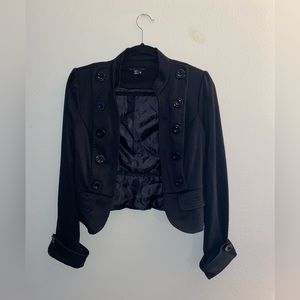 Black Button-up Blazer.